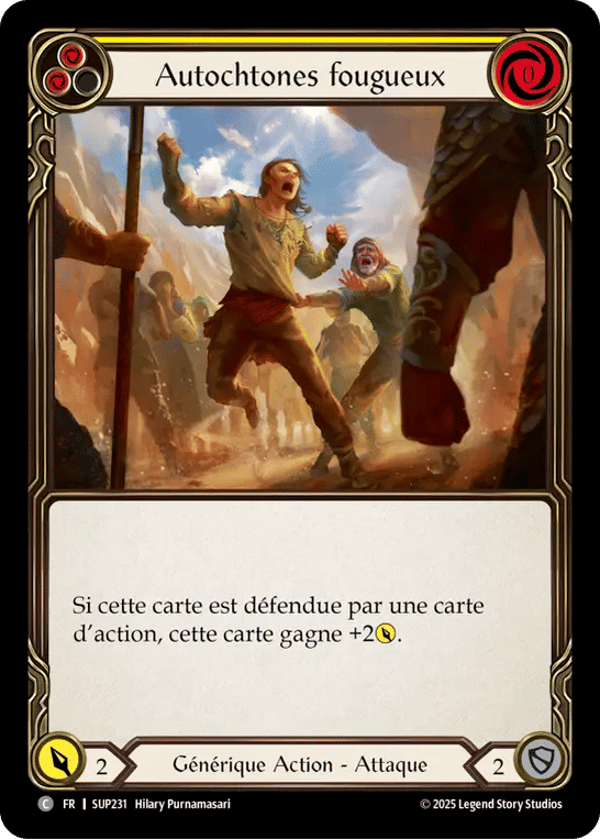 Autochtones fougueux — Super Slam — Flesh and Blood