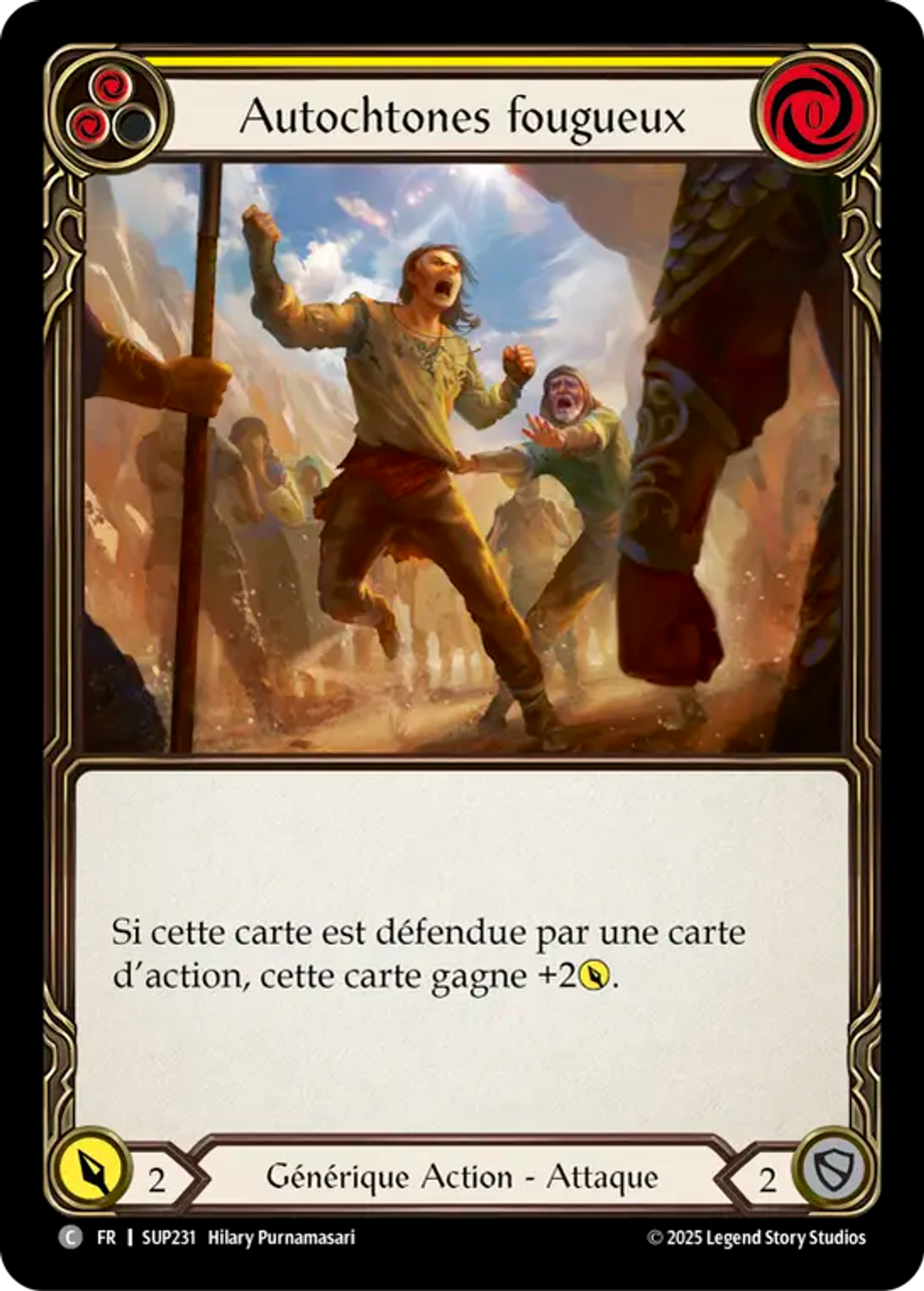 Autochtones fougueux — Super Slam — Flesh and Blood