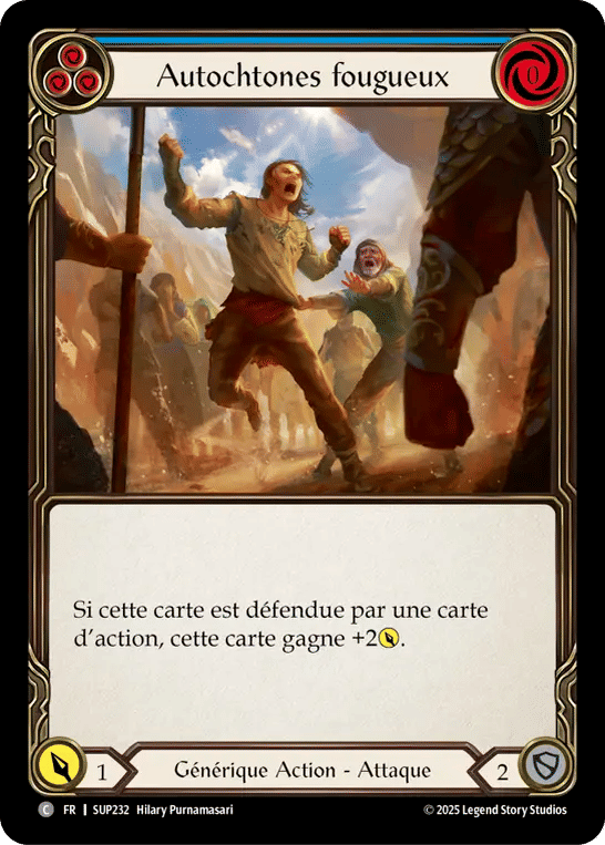 Autochtones fougueux — Super Slam — Flesh and Blood