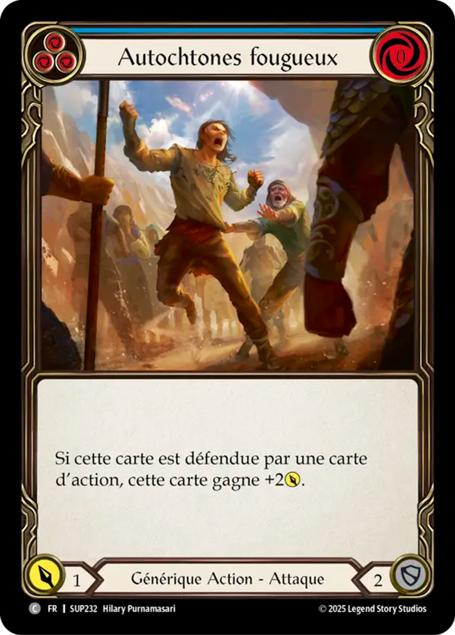 Autochtones fougueux — Super Slam — Flesh and Blood