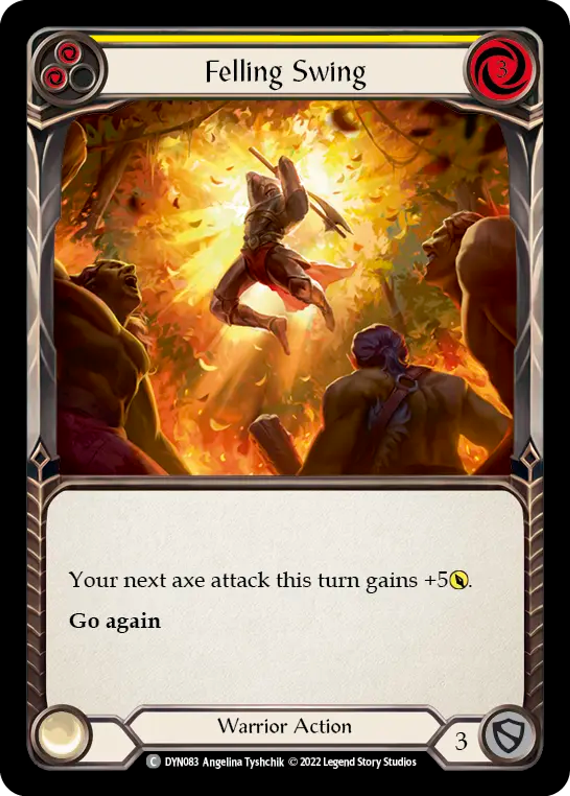 Felling Swing (Yellow) — Dynasty — Flesh and Blood