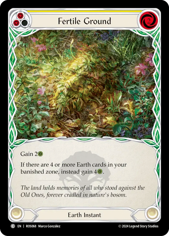 Fertile Ground (Yellow) — Rosetta — Flesh and Blood