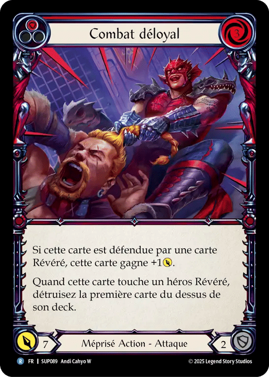 Combat déloyal — Super Slam — Flesh and Blood