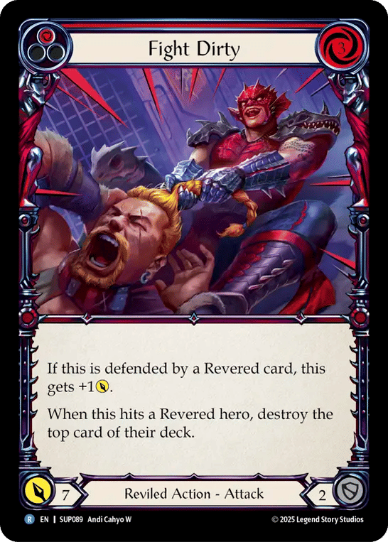 Combat déloyal — Super Slam — Flesh and Blood