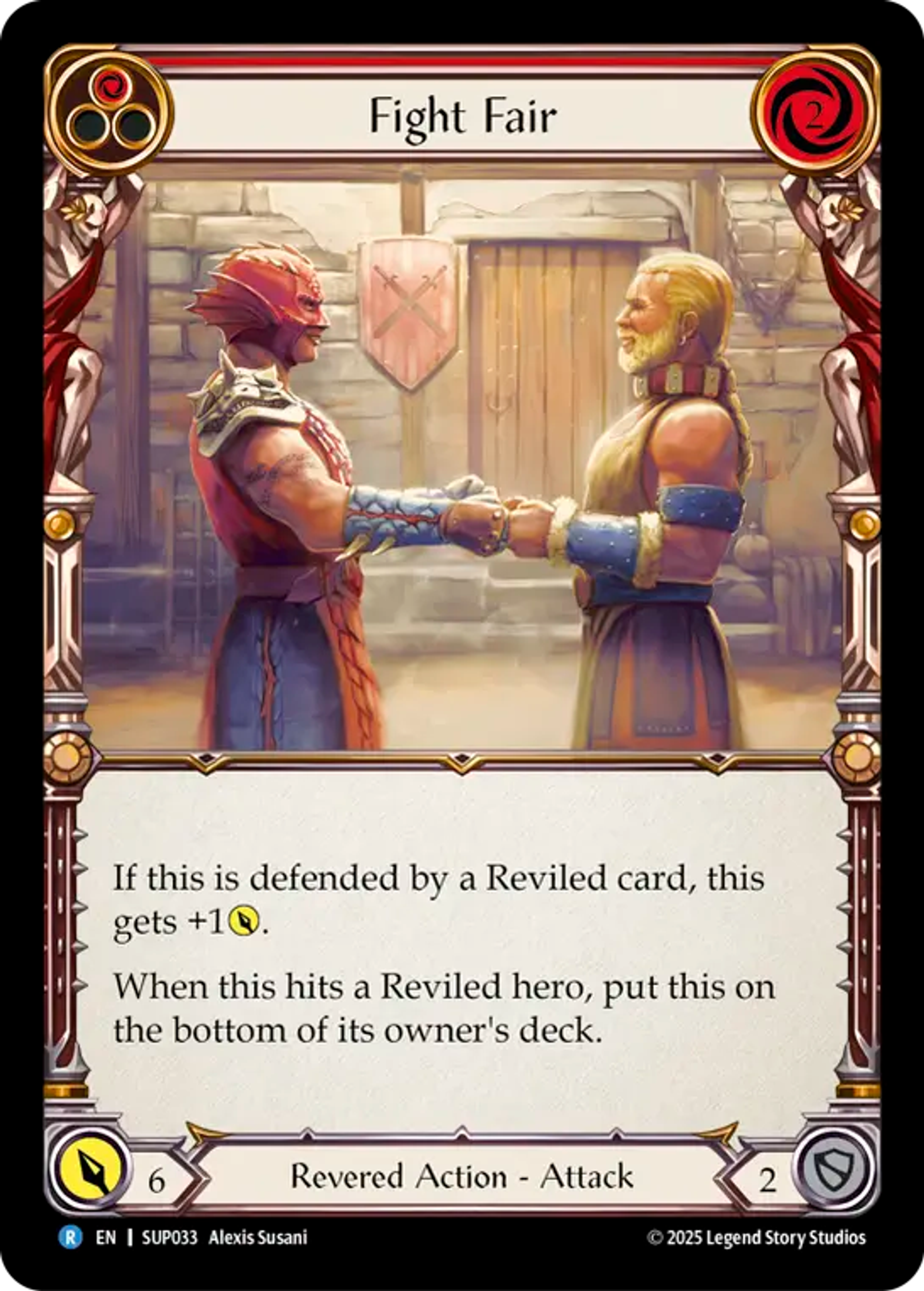 Fight Fair (Red) — Super Slam — Flesh and Blood