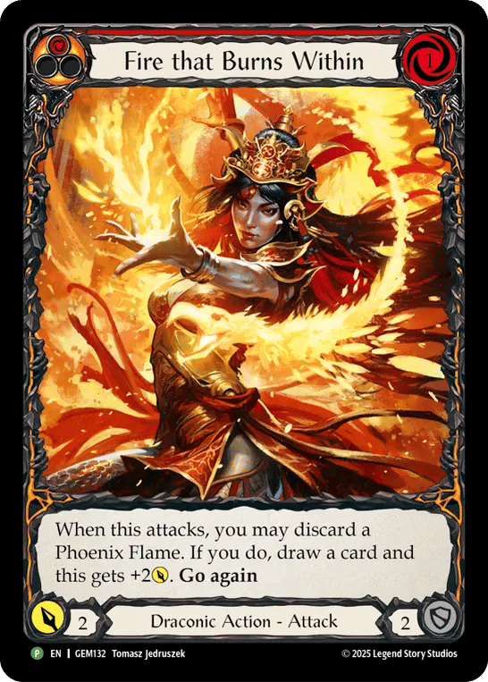 Fire that Burns Within — GEM - Pack 4 — Flesh and Blood