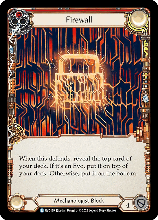 Firewall (Red) — Bright Lights — Flesh and Blood