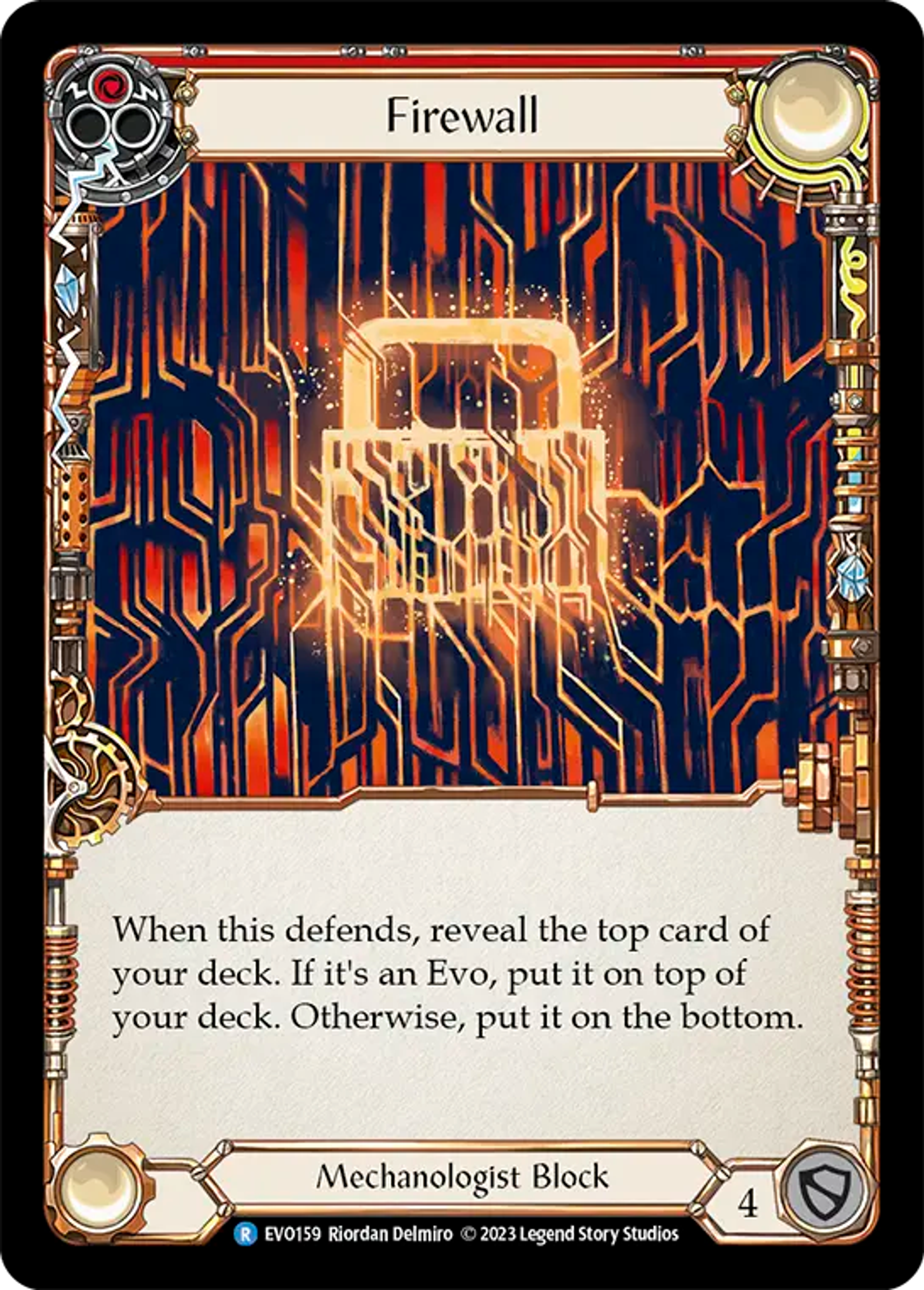 Firewall (Red) — Bright Lights — Flesh and Blood