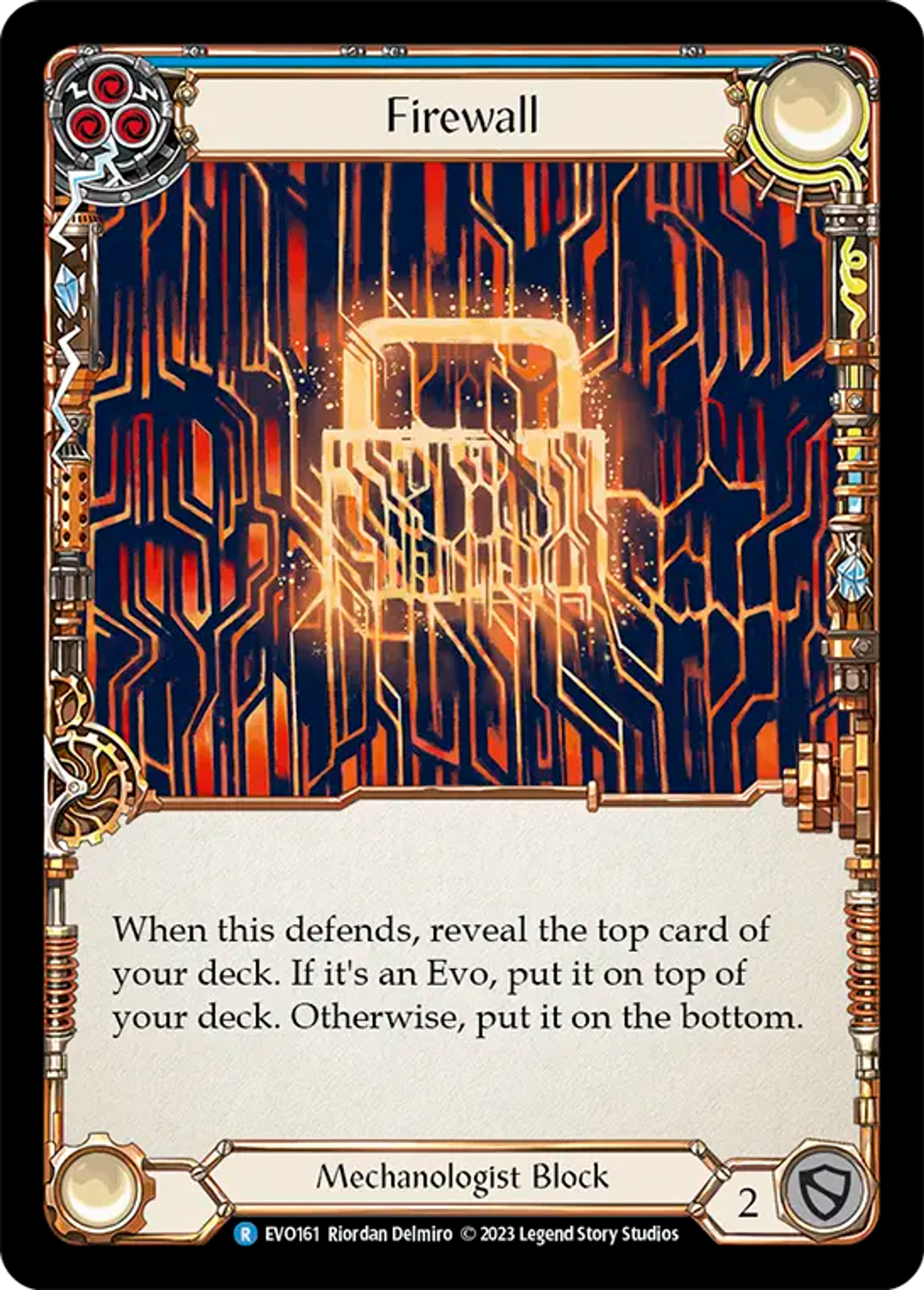 Firewall (Blue) — Bright Lights — Flesh and Blood