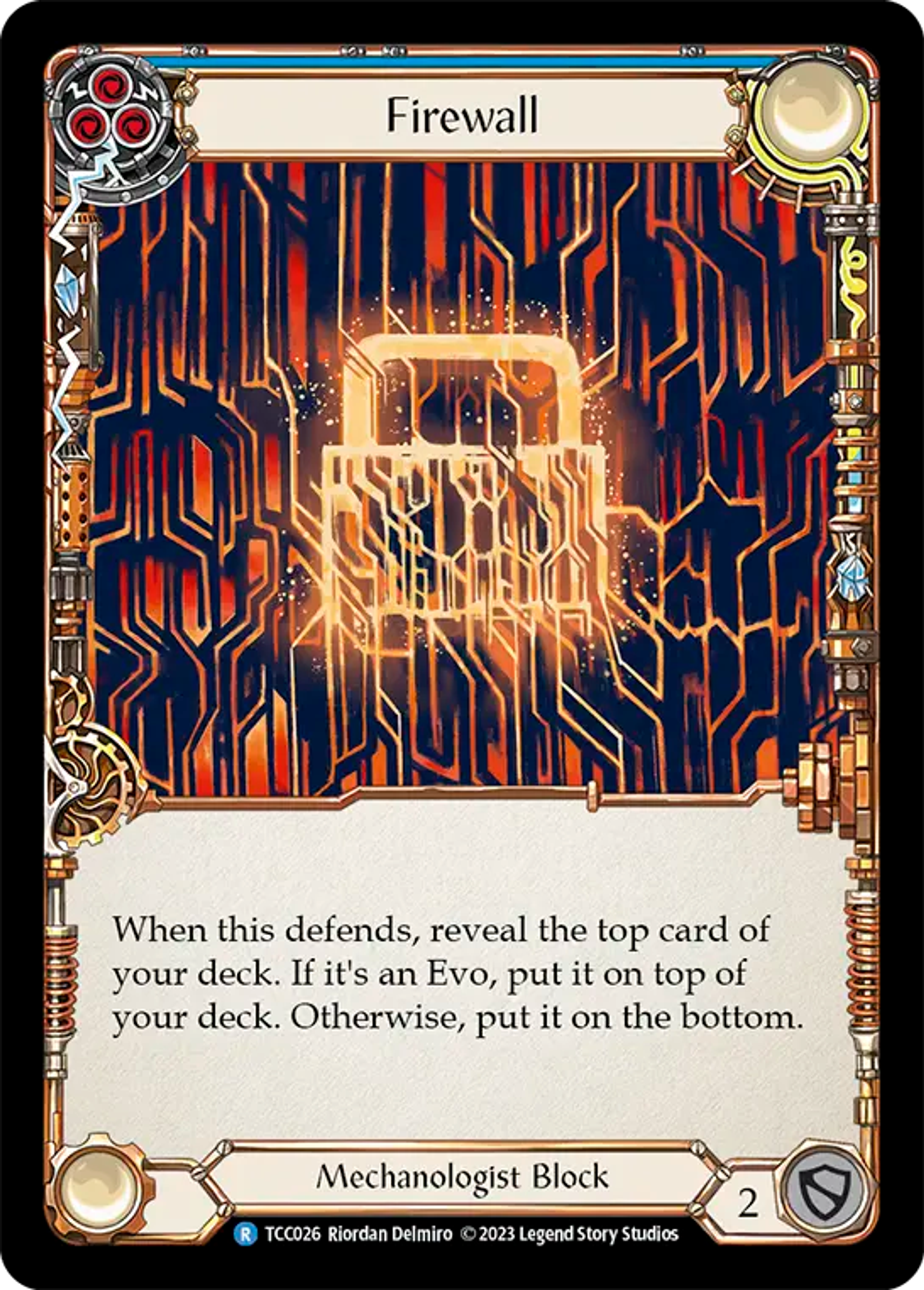 Firewall (Blue) — Round the Table: TCC x LSS — Flesh and Blood