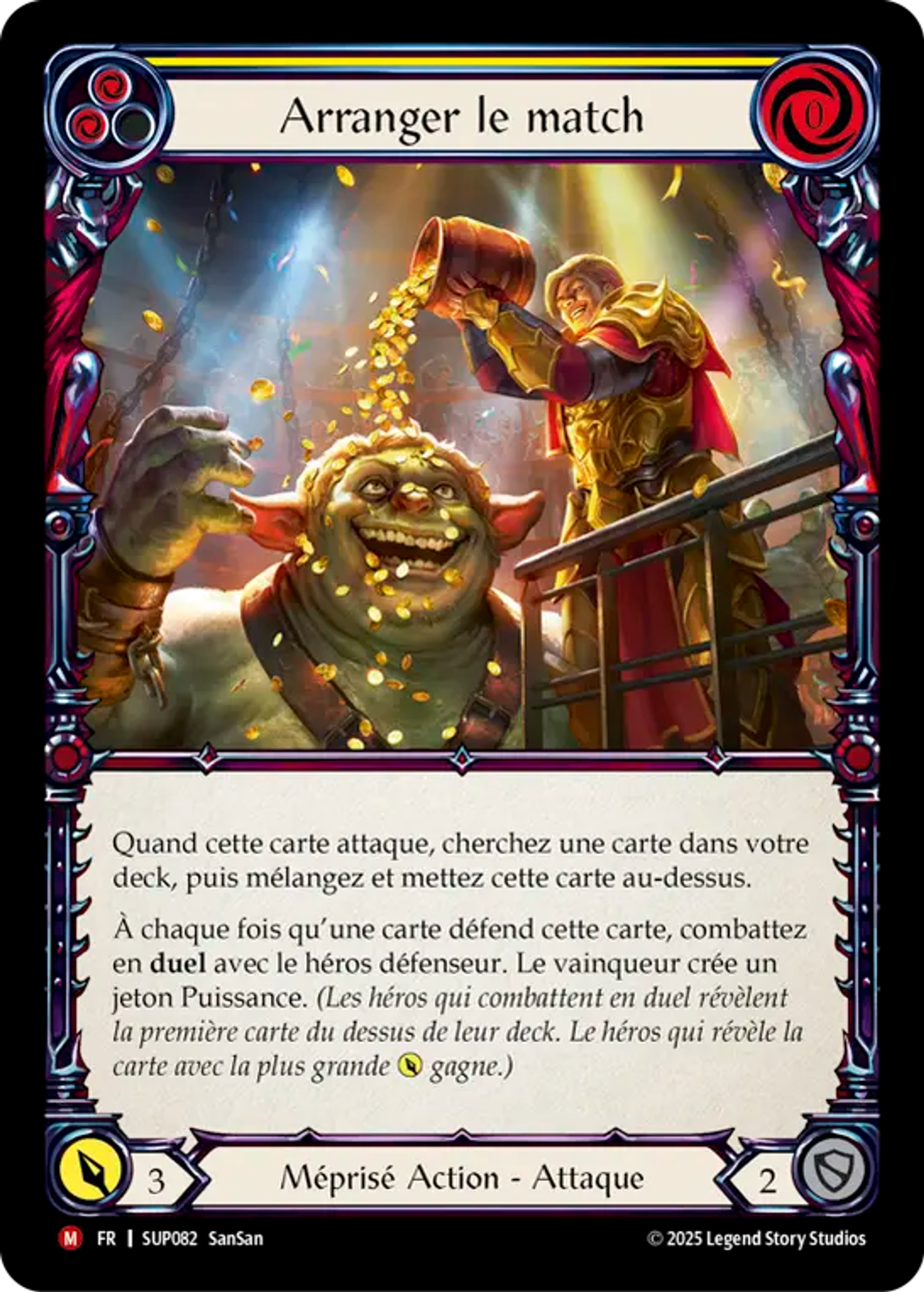 Arranger le match — Super Slam — Flesh and Blood