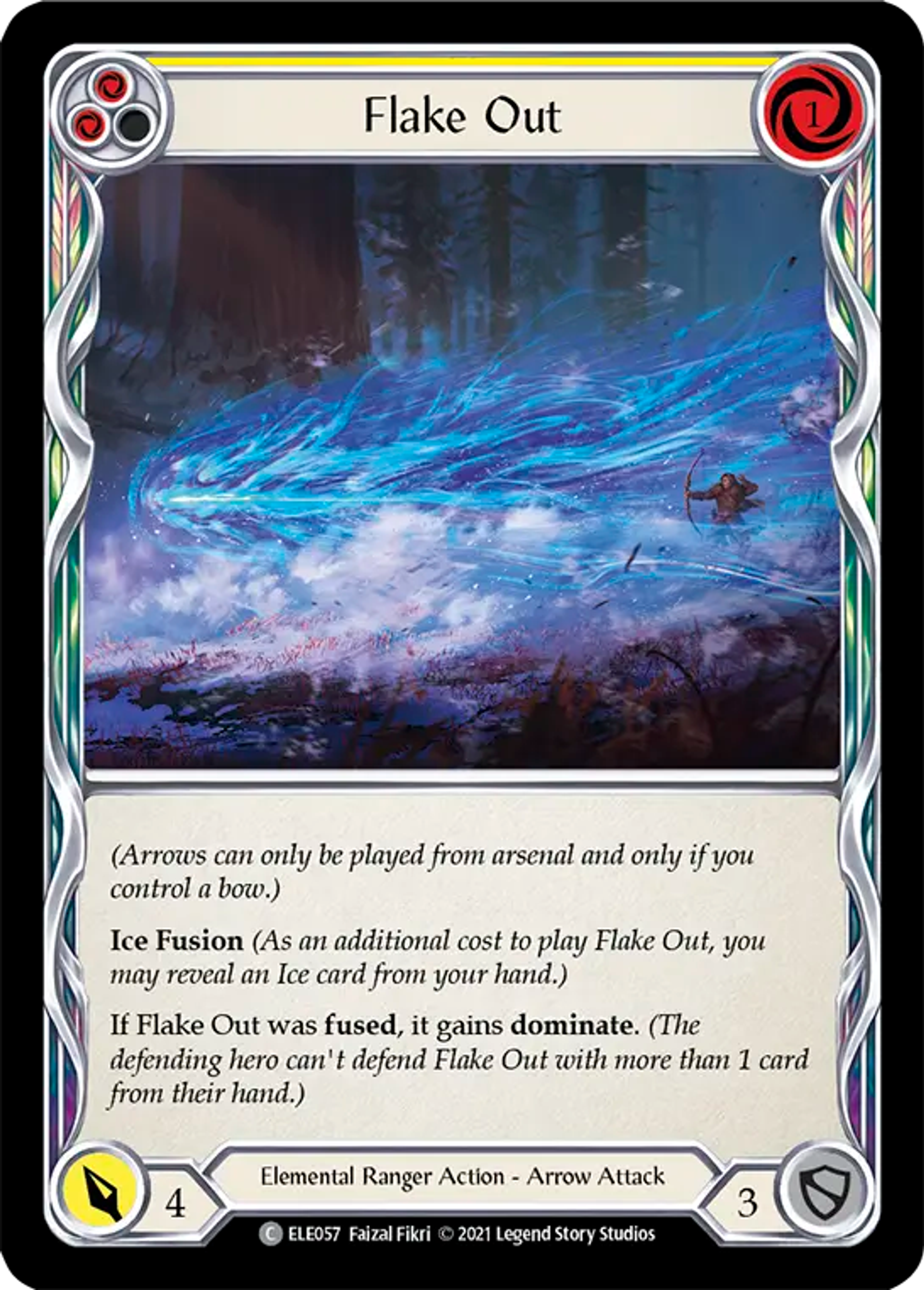 Flake Out (Yellow) — Tales of Aria — Flesh and Blood