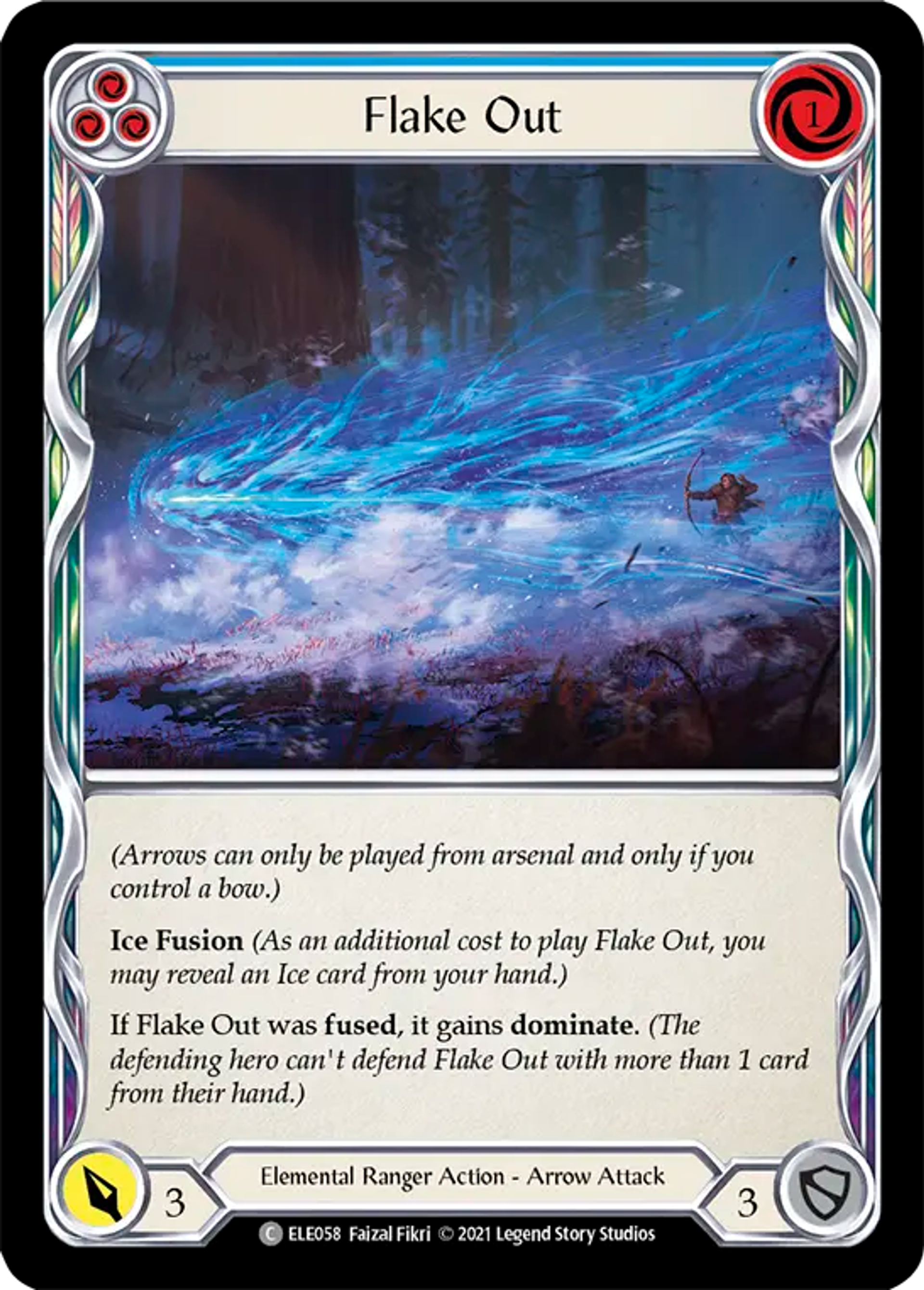 Flake Out (Blue) — Tales of Aria — Flesh and Blood