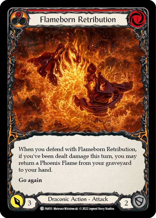 Flameborn Retribution (Red) — Fai - Blitz Deck — Flesh and Blood