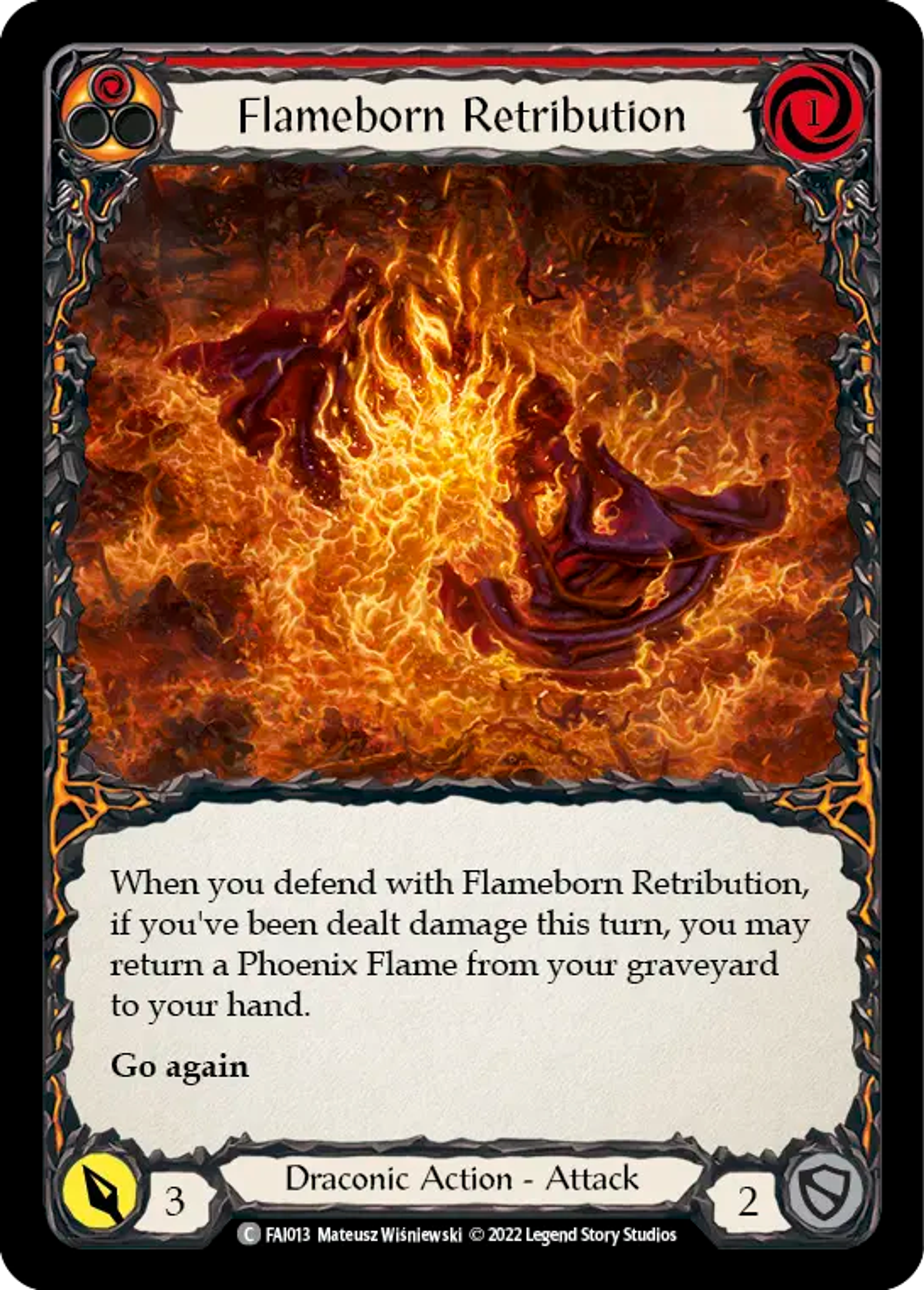 Flameborn Retribution (Red) — Fai - Blitz Deck — Flesh and Blood