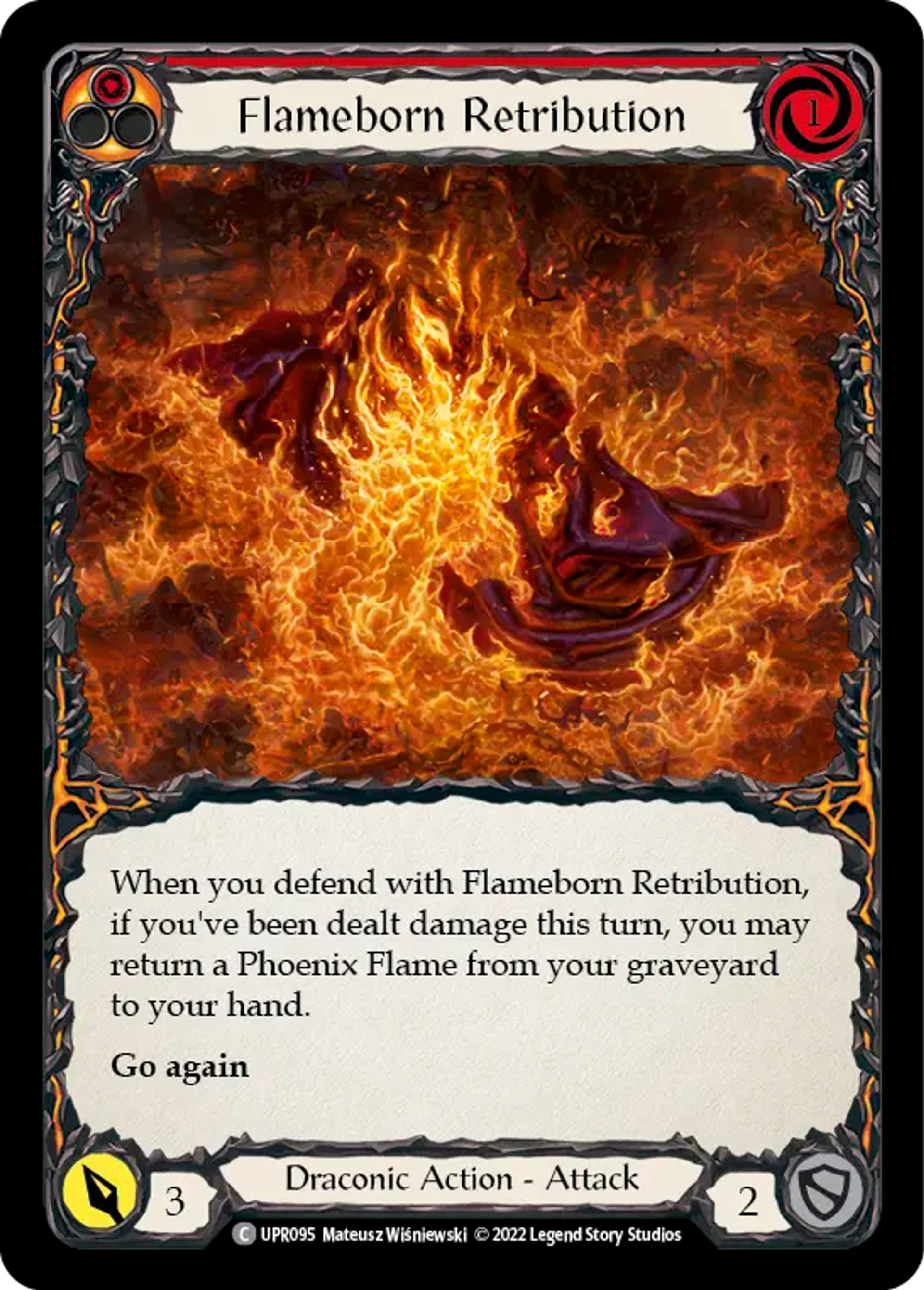Flameborn Retribution (Red) — Uprising — Flesh and Blood