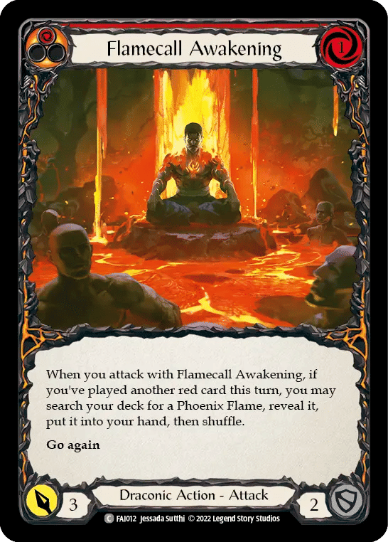 Flamecall Awakening (Red) — Fai - Blitz Deck — Flesh and Blood