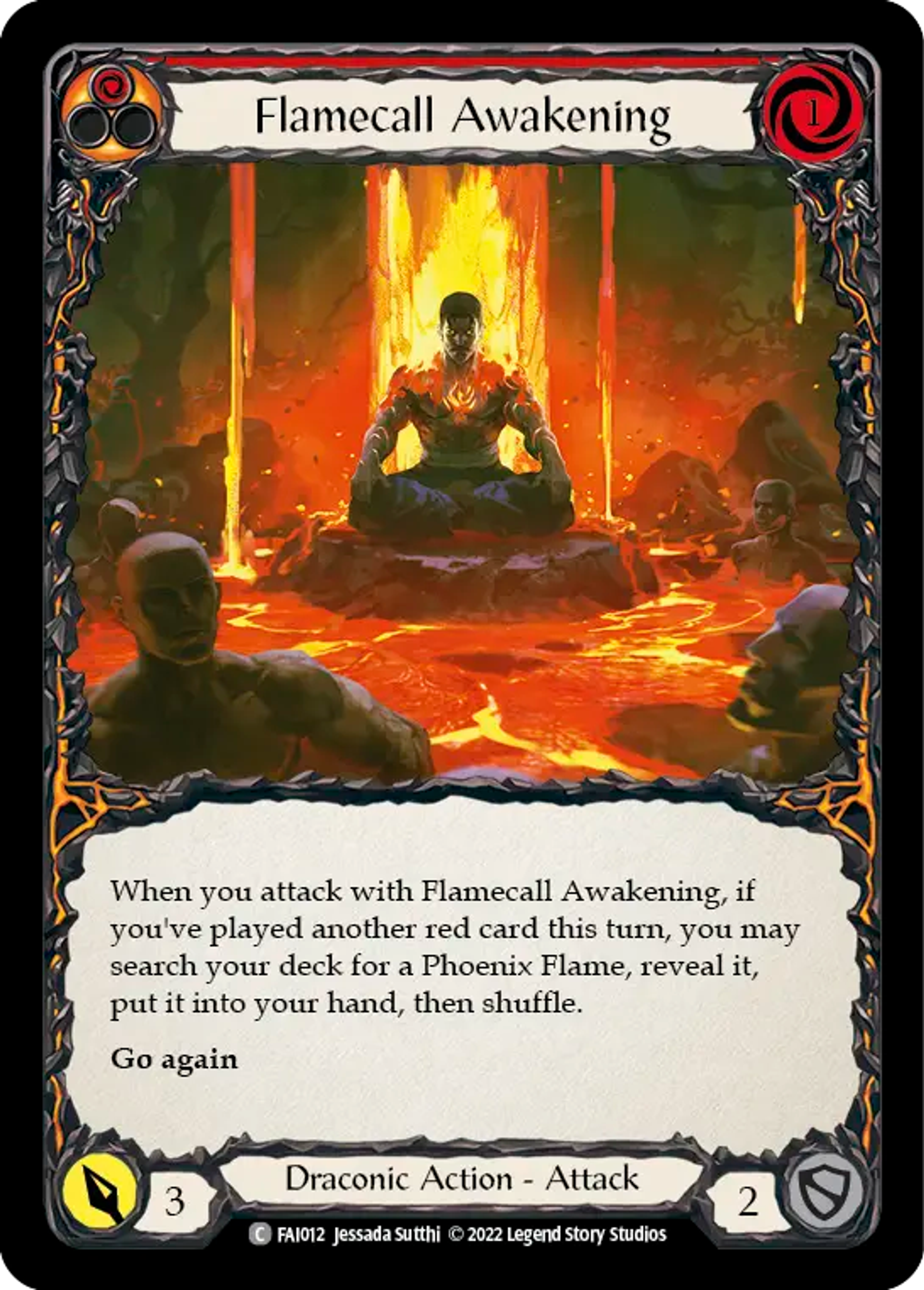 Flamecall Awakening (Red) — Fai - Blitz Deck — Flesh and Blood
