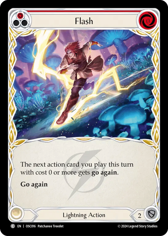 Flash (Red) — Rosetta Blitz Deck - Oscilio — Flesh and Blood