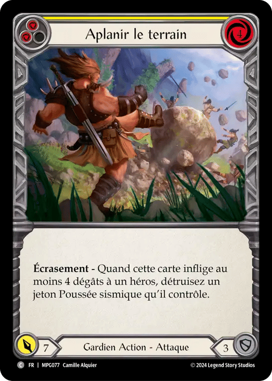 Aplanir le terrain — Mastery Pack Guardian — Flesh and Blood
