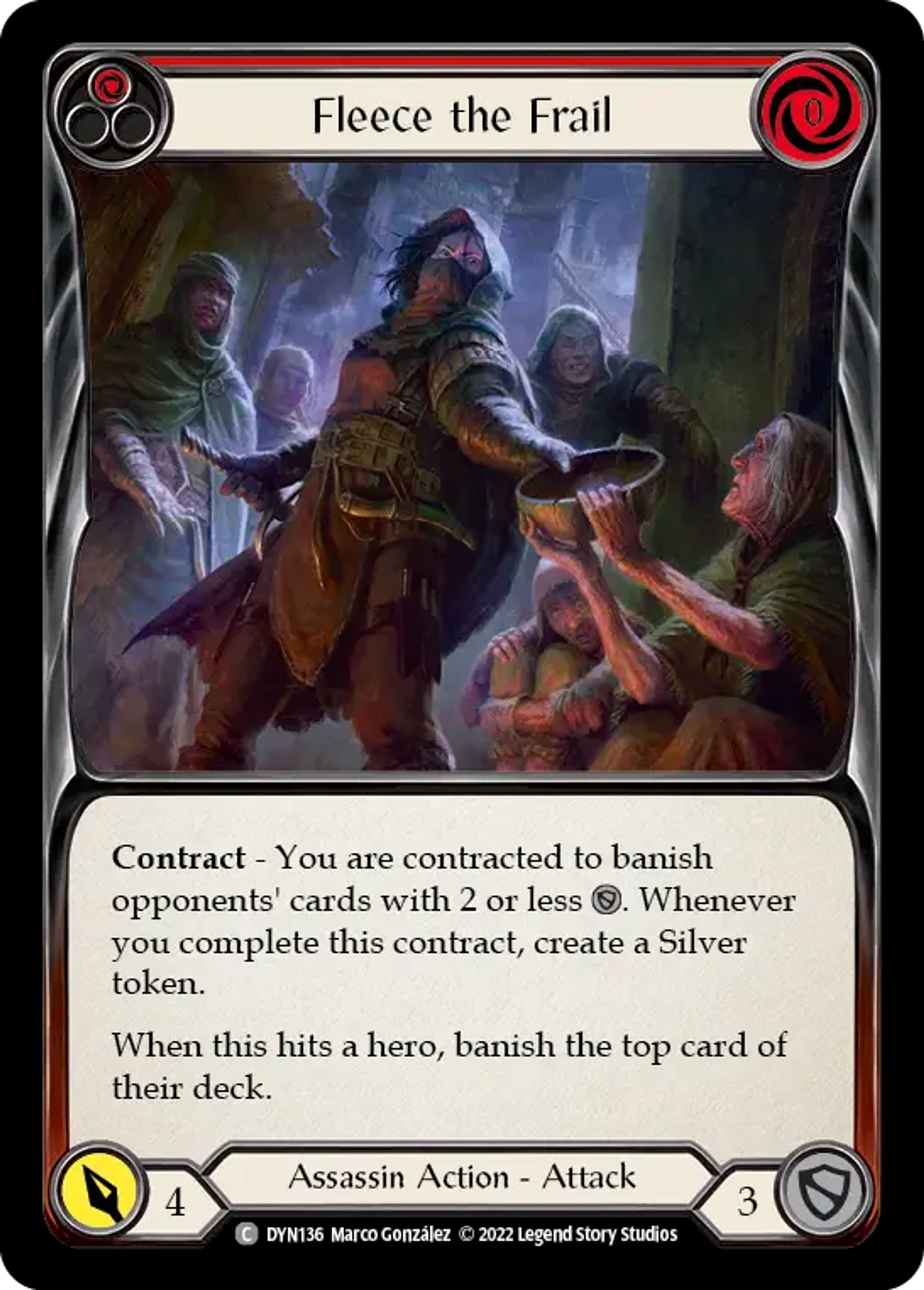 Fleece the Frail (Red) — Dynasty — Flesh and Blood