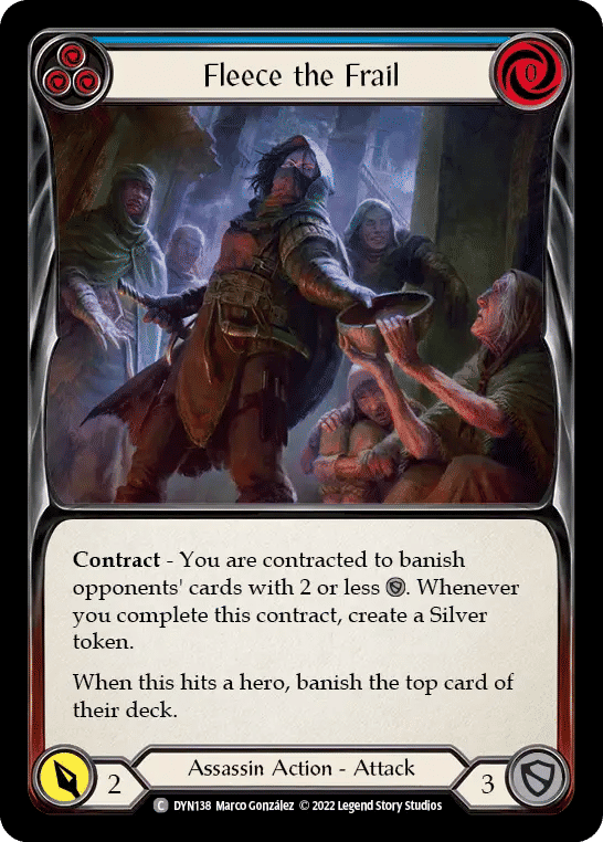 Fleece the Frail (Blue) — Dynasty — Flesh and Blood