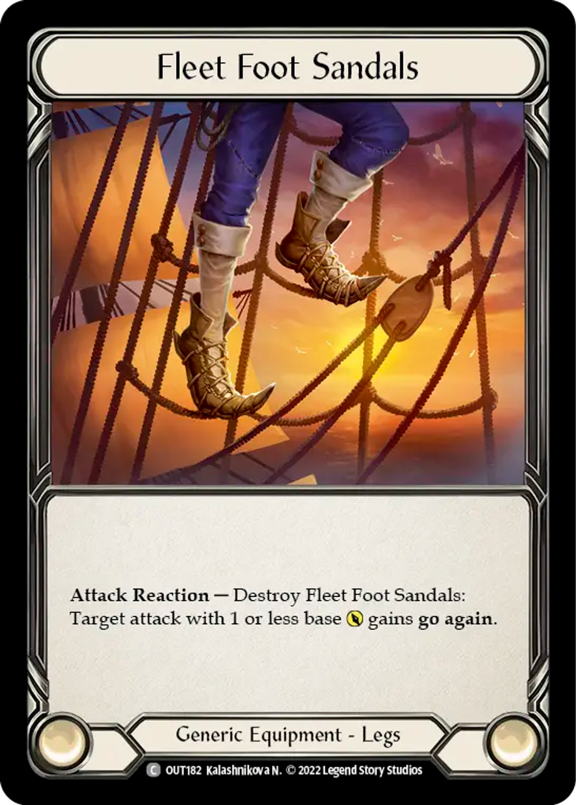 Fleet Foot Sandals — Outsiders — Flesh and Blood