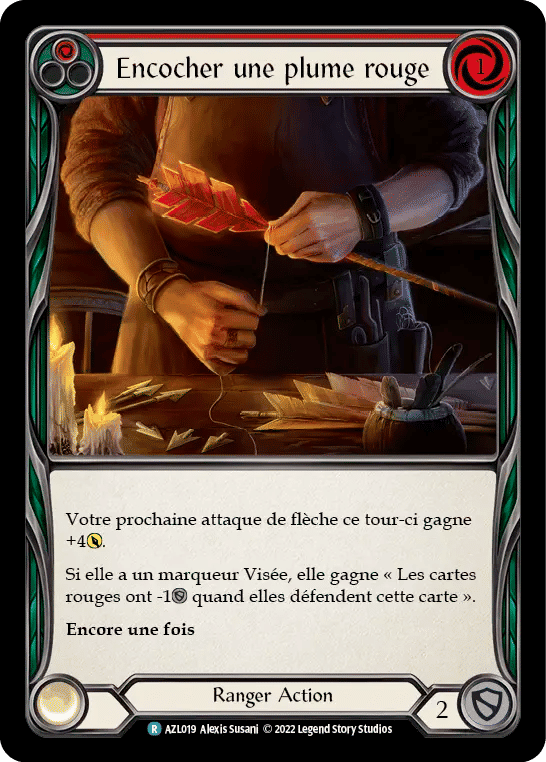Encocher une plume rouge — Azalea - Blitz Deck — Flesh and Blood