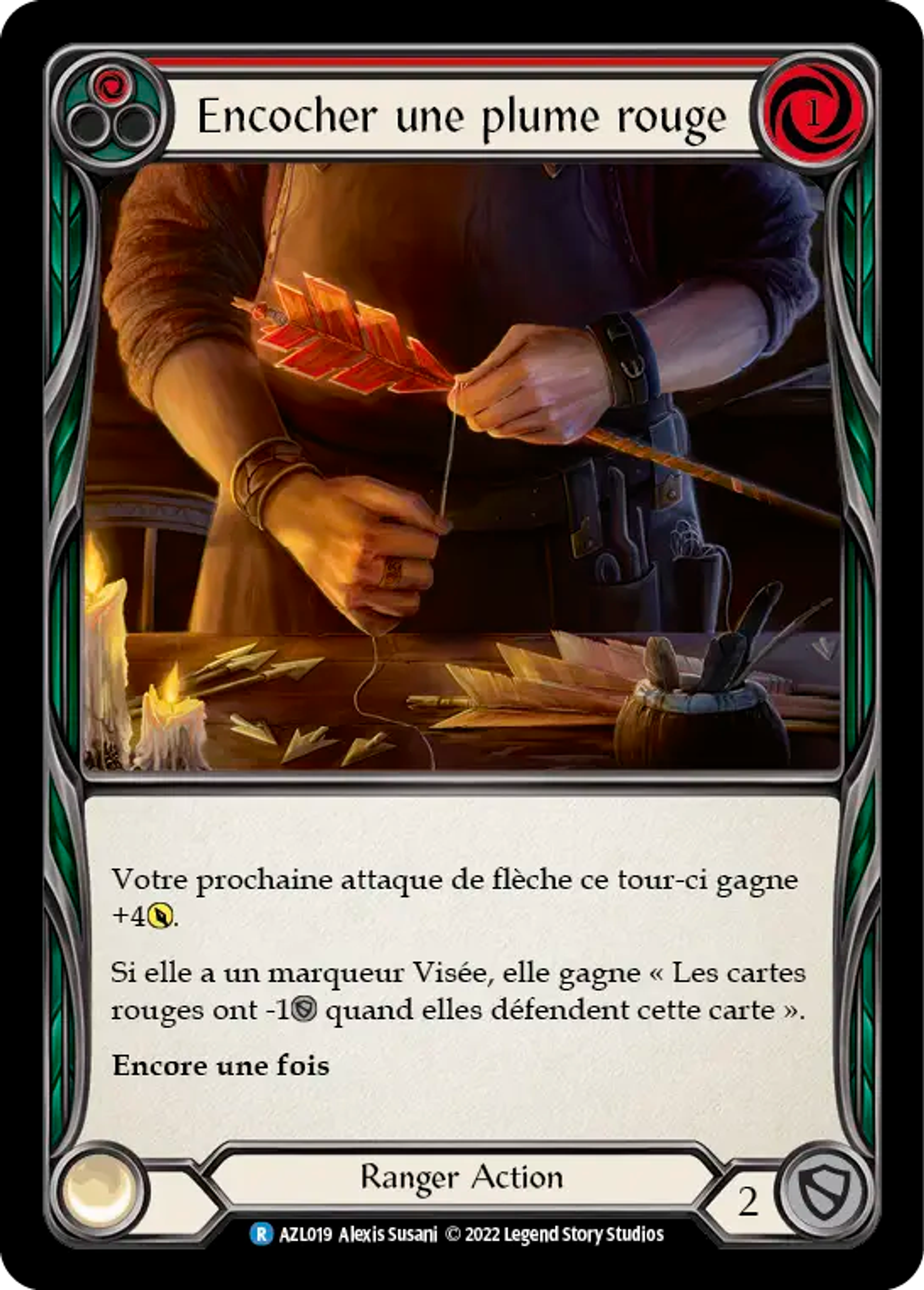 Encocher une plume rouge — Azalea - Blitz Deck — Flesh and Blood