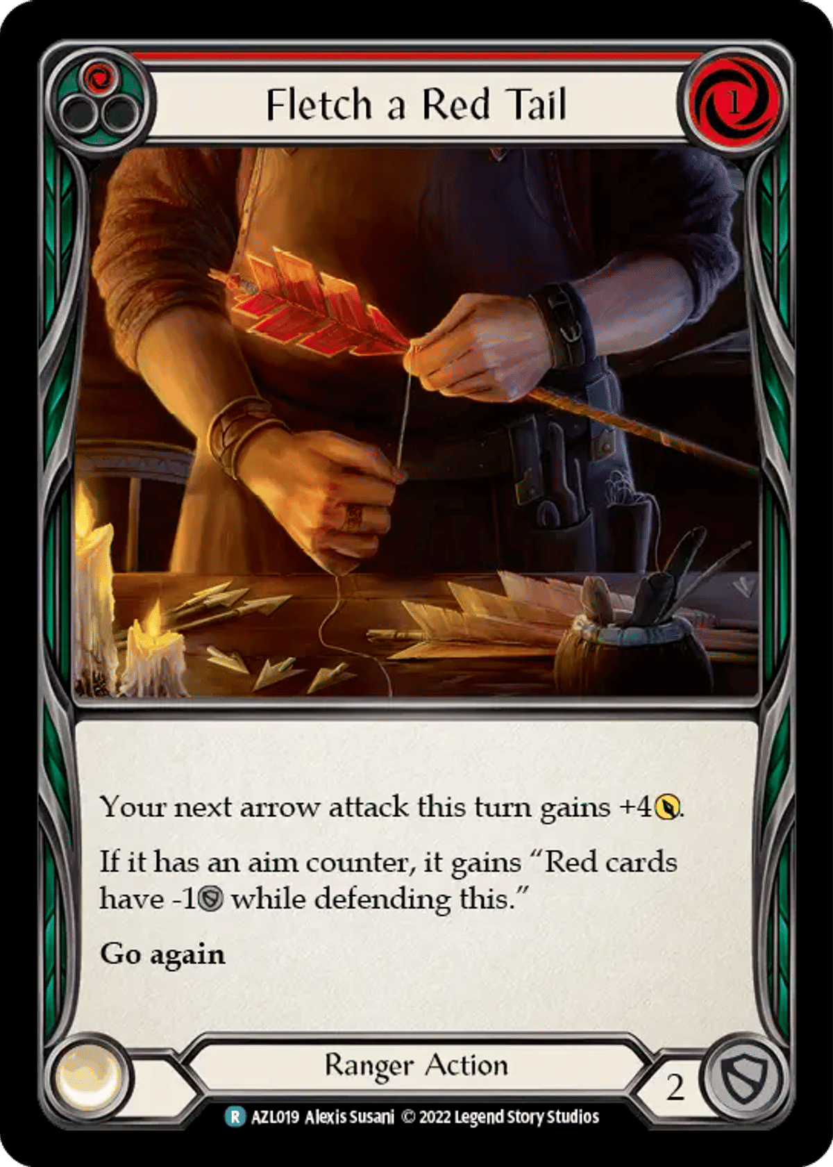 Fletch a Red Tail (Red) from Azalea - Blitz Deck - Flesh and Blood