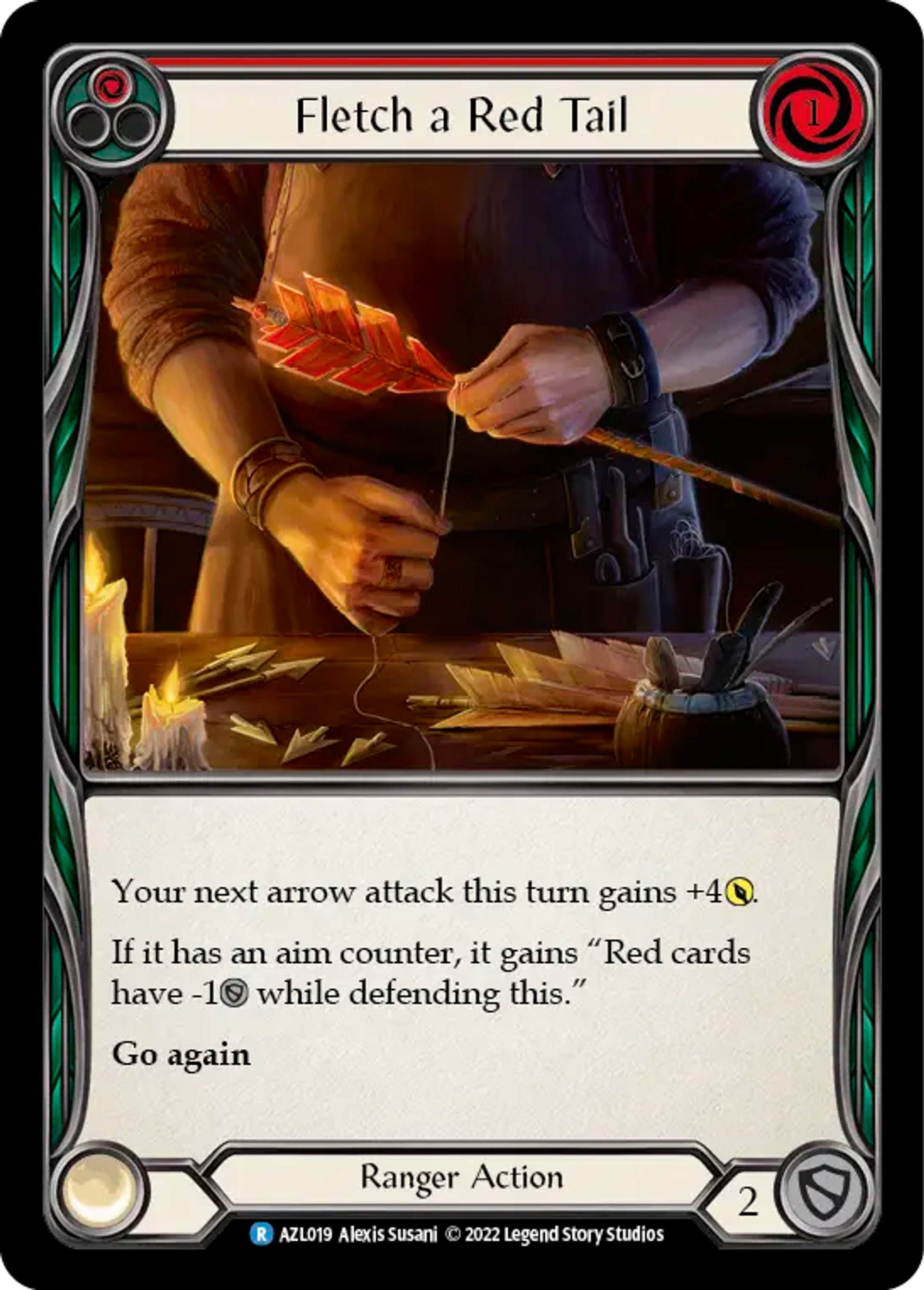 Fletch a Red Tail (Red) — Azalea - Blitz Deck — Flesh and Blood