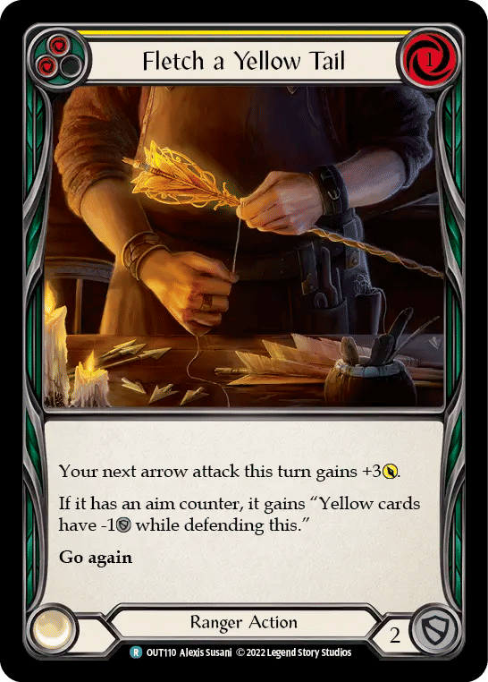 Fletch a Yellow Tail (Yellow) — Outsiders — Flesh and Blood