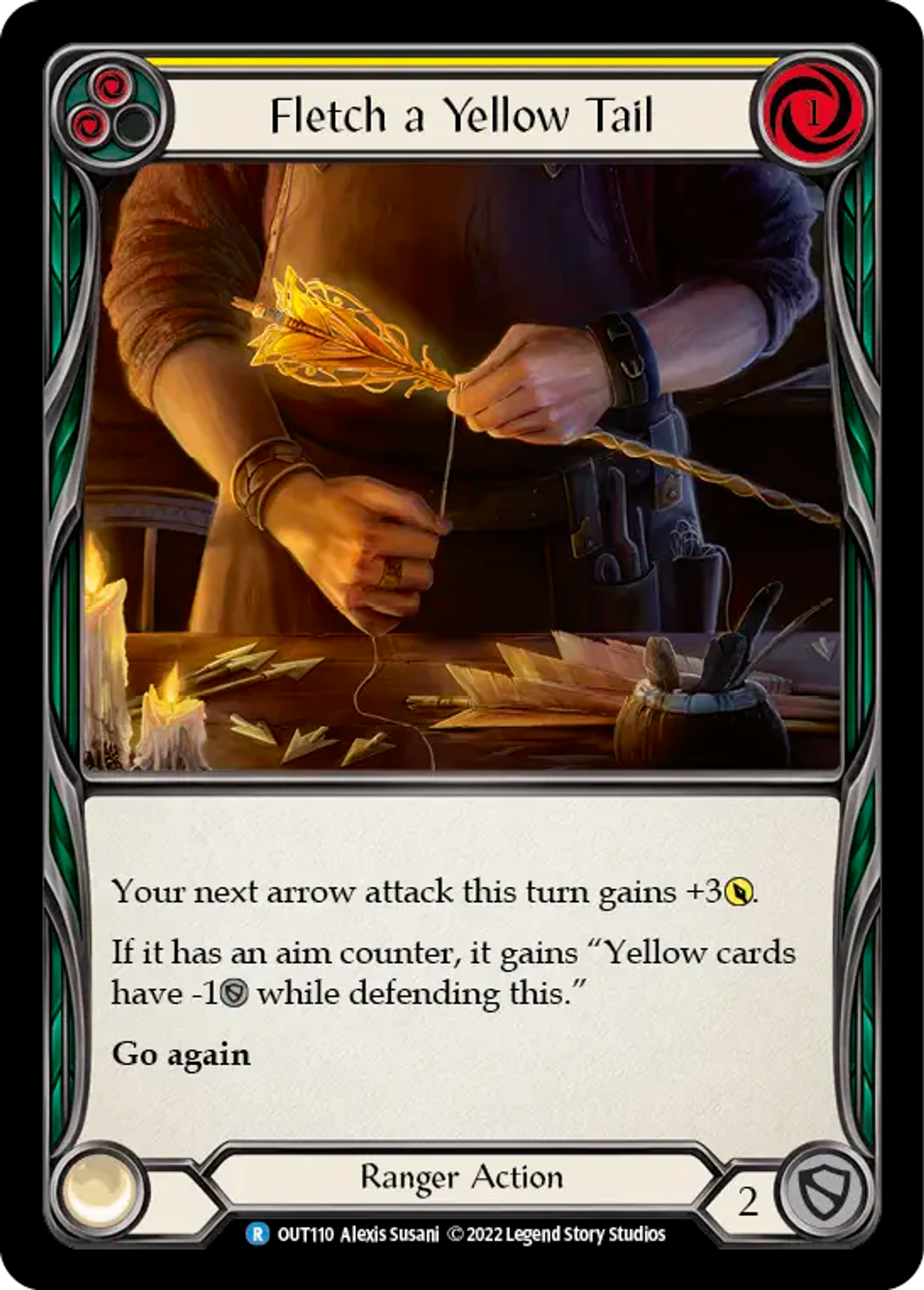 Fletch a Yellow Tail (Yellow) — Outsiders — Flesh and Blood