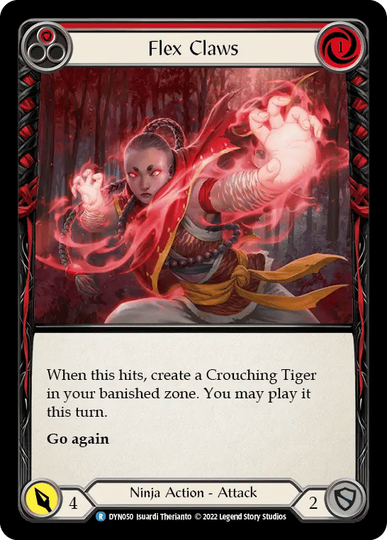 Flex Claws (Red) — Dynasty — Flesh and Blood