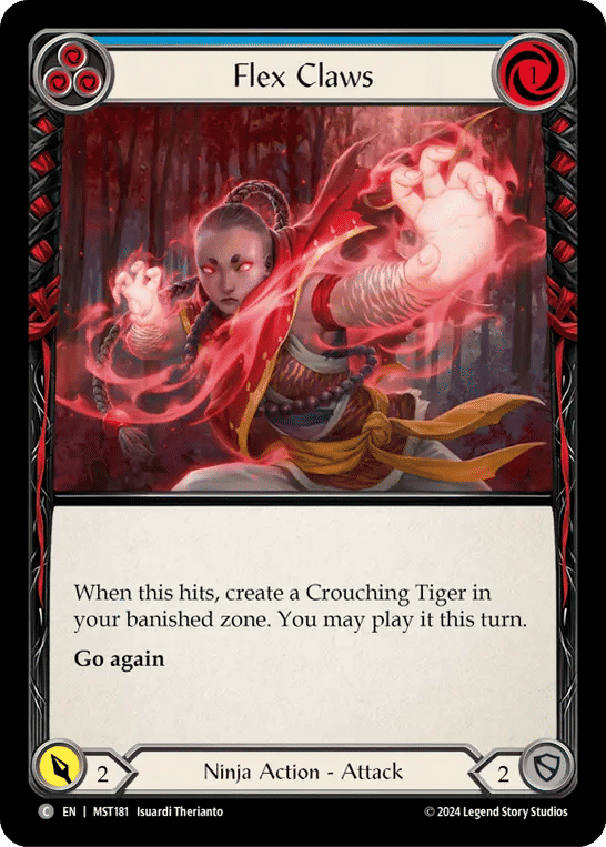 Flex Claws (Blue) — Part the Mistveil — Flesh and Blood