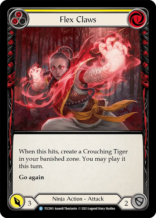 Flex Claws (Yellow) — Round the Table: TCC x LSS — Flesh and Blood