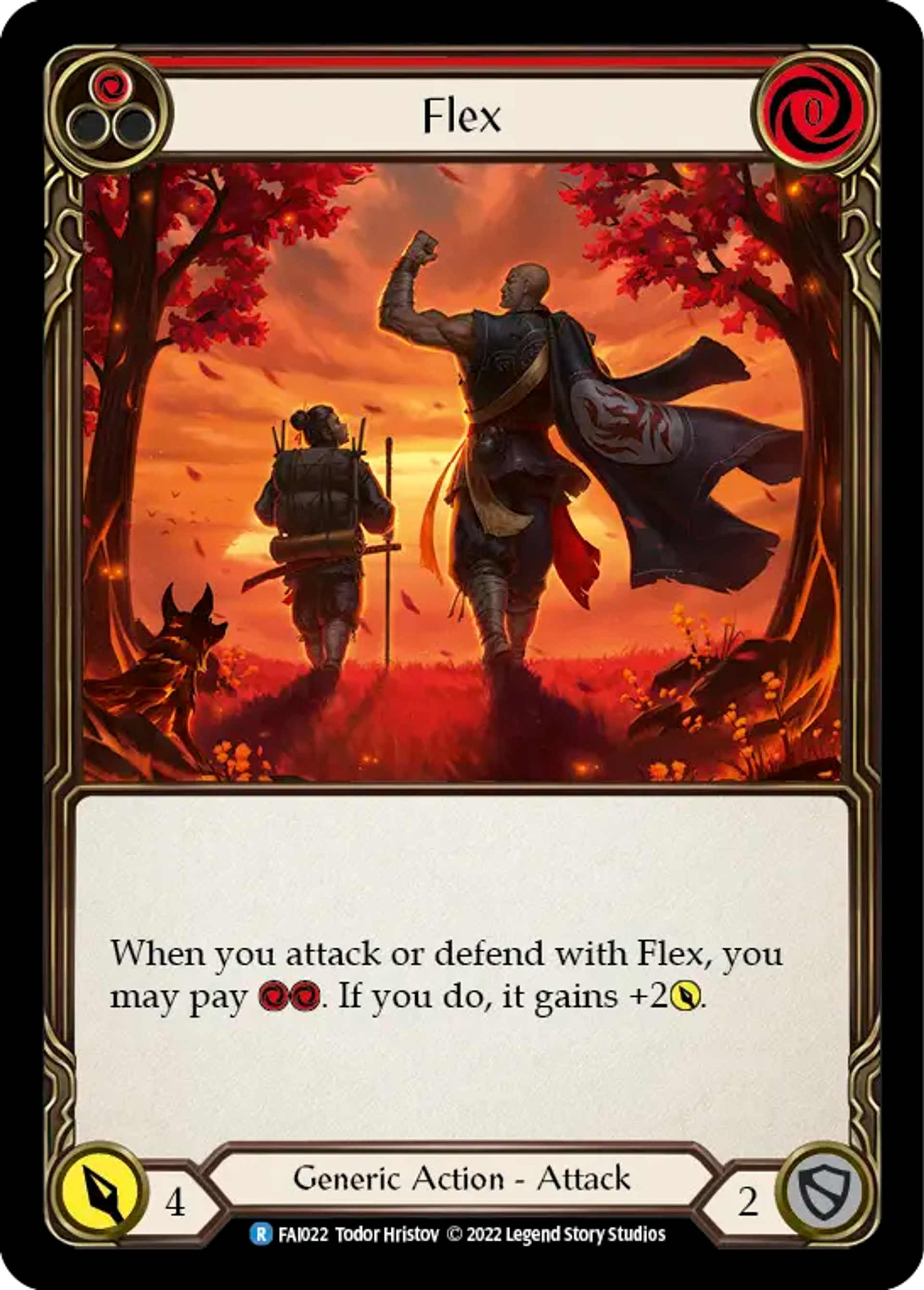 Flex (Red) — Fai - Blitz Deck — Flesh and Blood