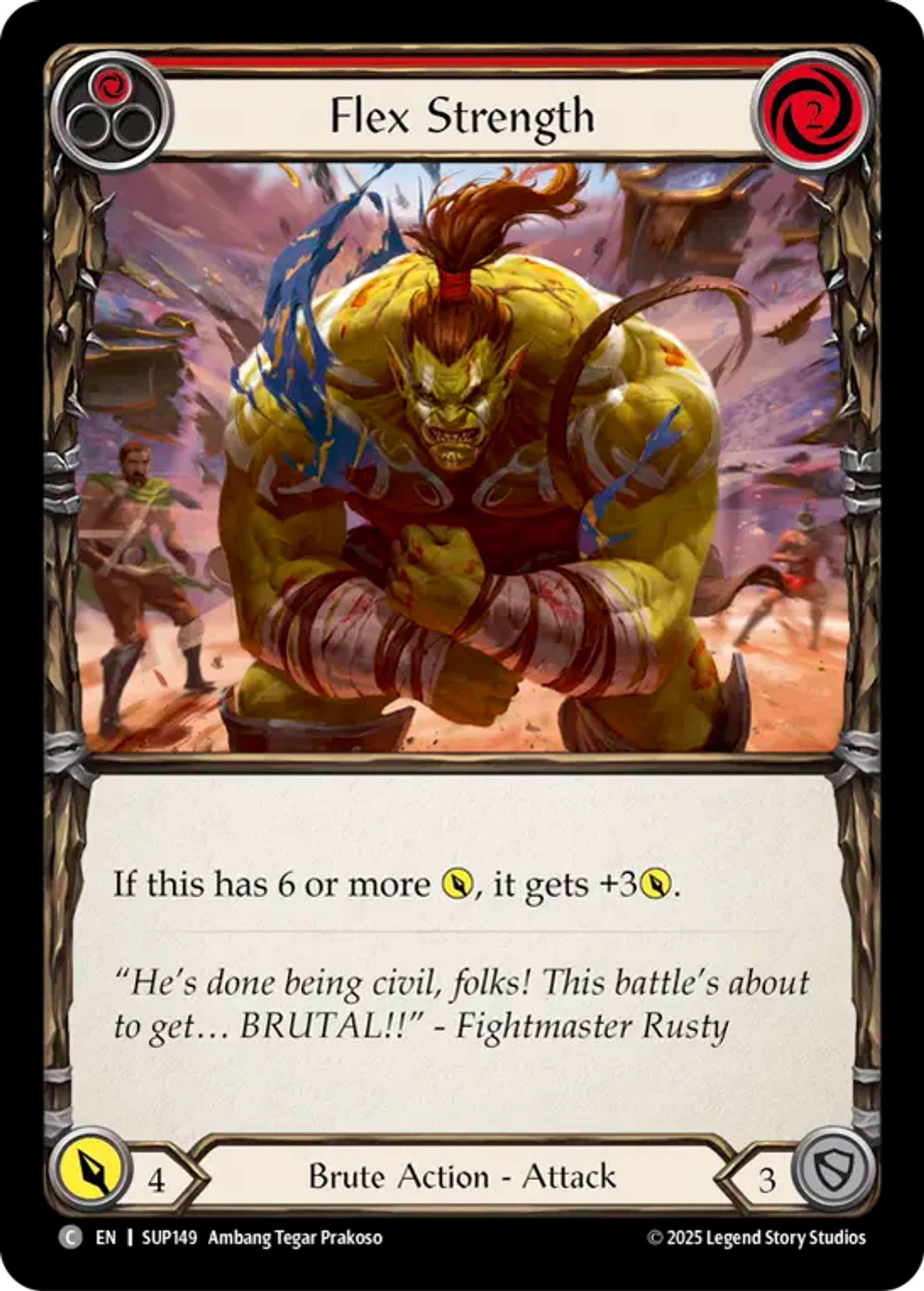 Flex Strength (Red) — Super Slam — Flesh and Blood