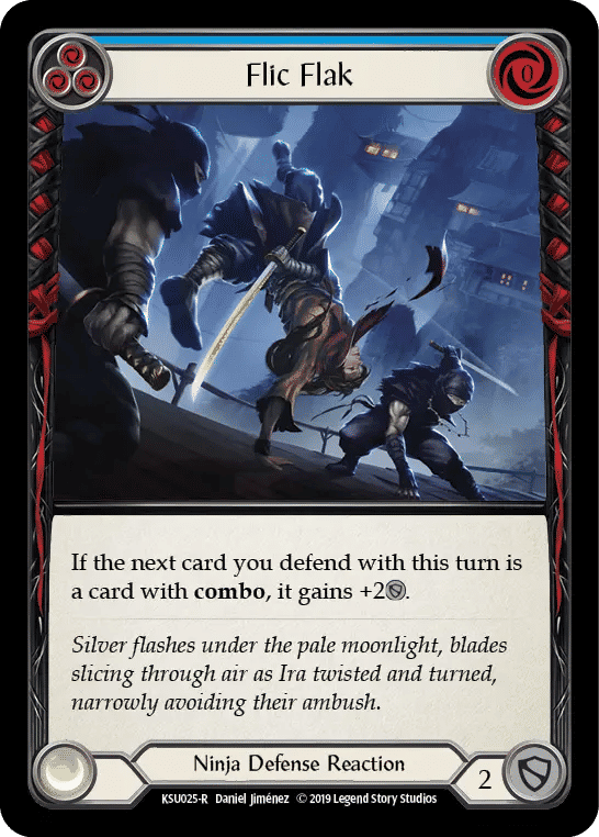 Flic Flak (Blue) — Katsu, the Wanderer - Hero Deck — Flesh and Blood