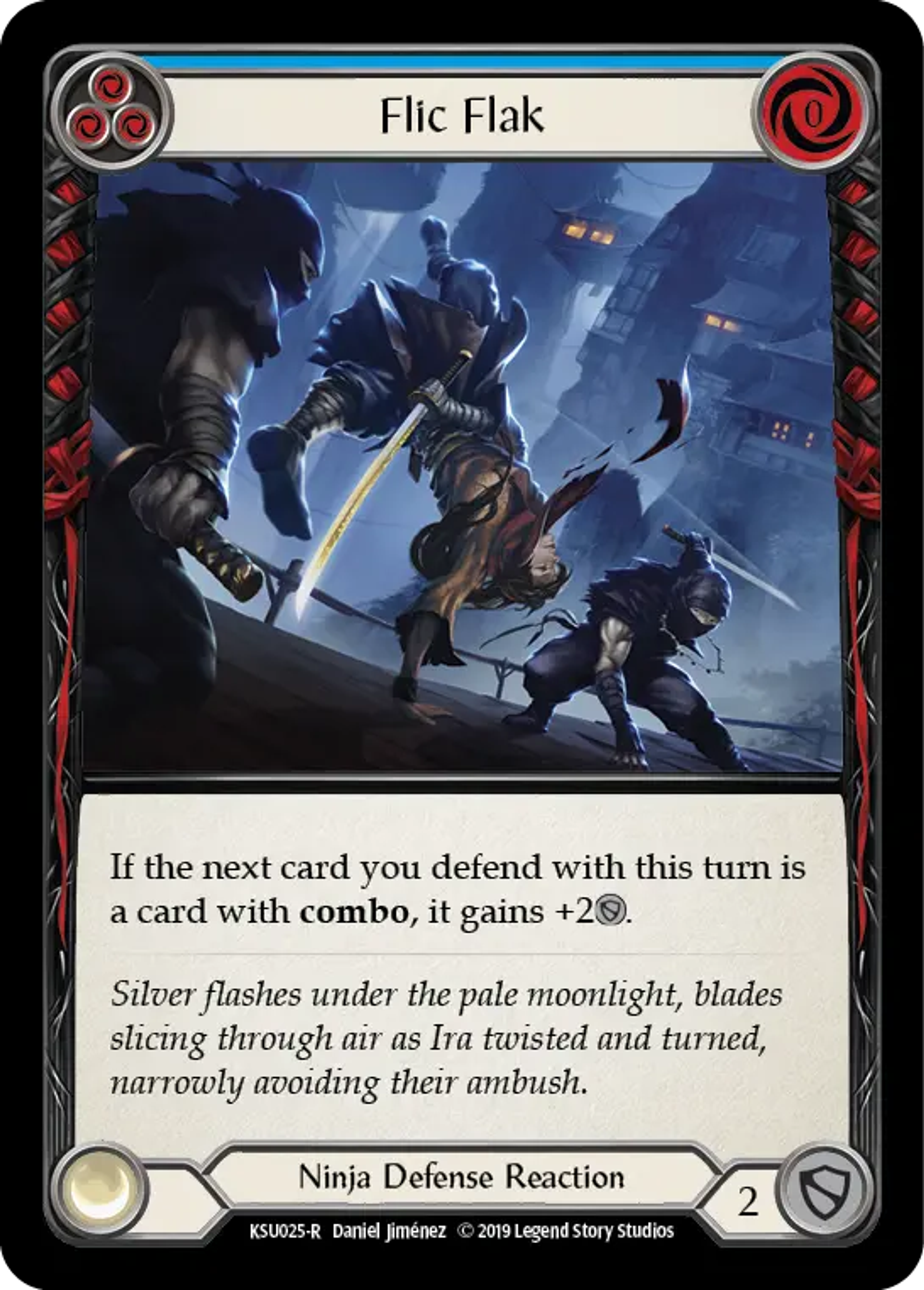 Flic Flak (Blue) — Katsu, the Wanderer - Hero Deck — Flesh and Blood