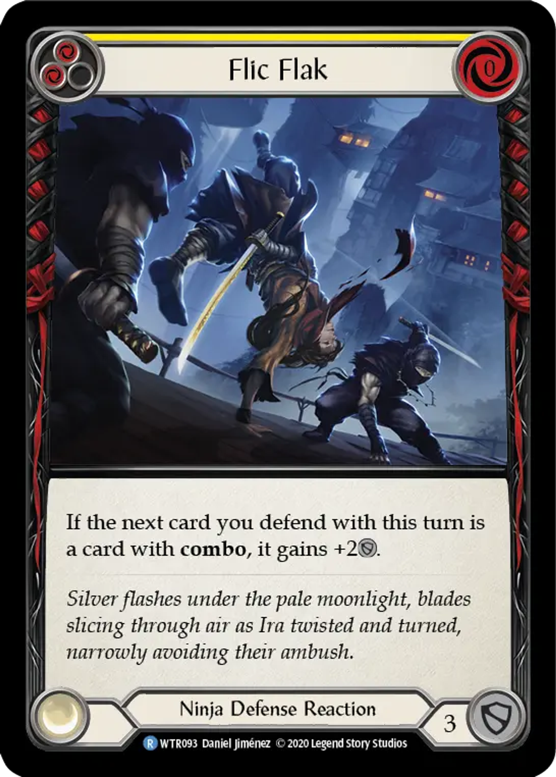 Flic Flak (Yellow) — Welcome to Rathe - Unlimited — Flesh and Blood