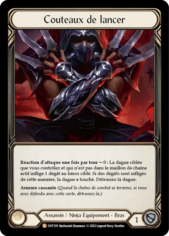Couteaux de lancer — Outsiders — Flesh and Blood