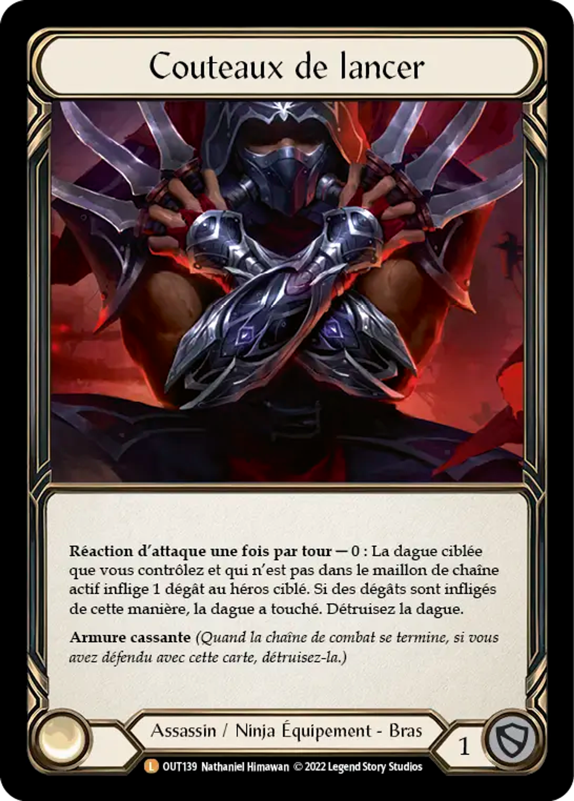 Couteaux de lancer — Outsiders — Flesh and Blood