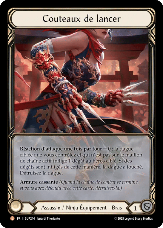 Couteaux de lancer — Super Slam — Flesh and Blood