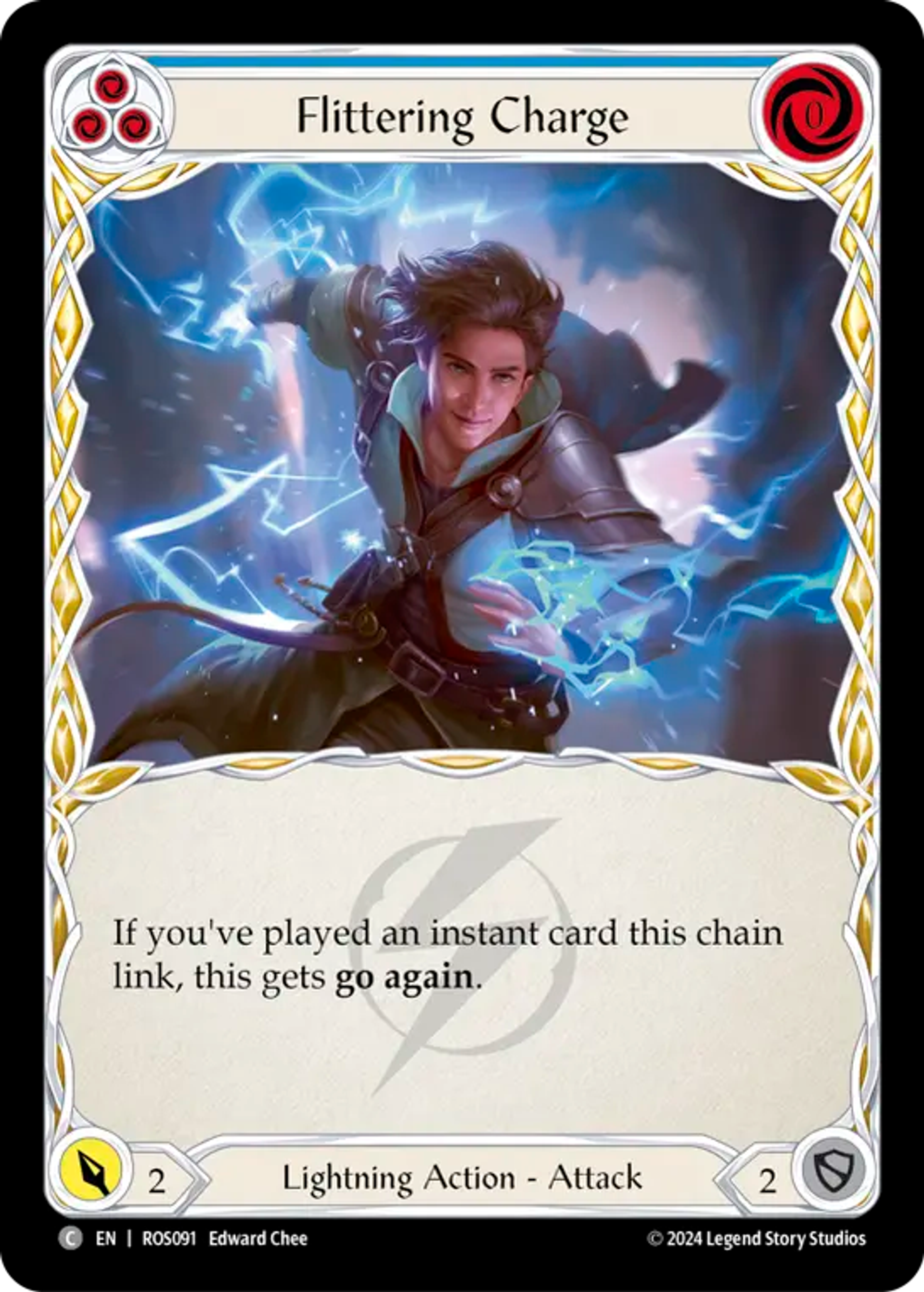 Flittering Charge (Blue) — Rosetta — Flesh and Blood