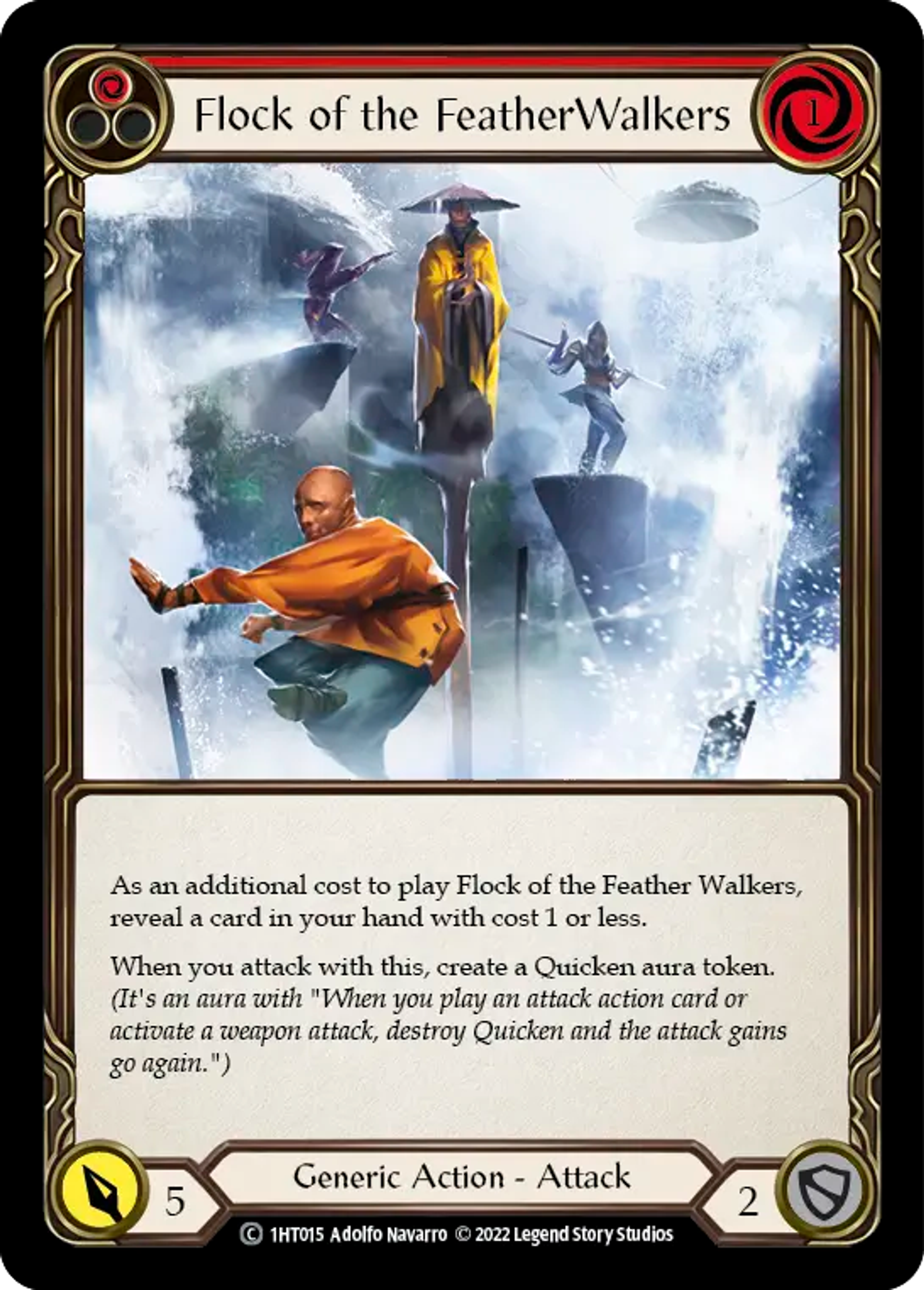 Flock of the Feather Walkers (Red) — Dorinthea - Blitz Deck — Flesh and Blood