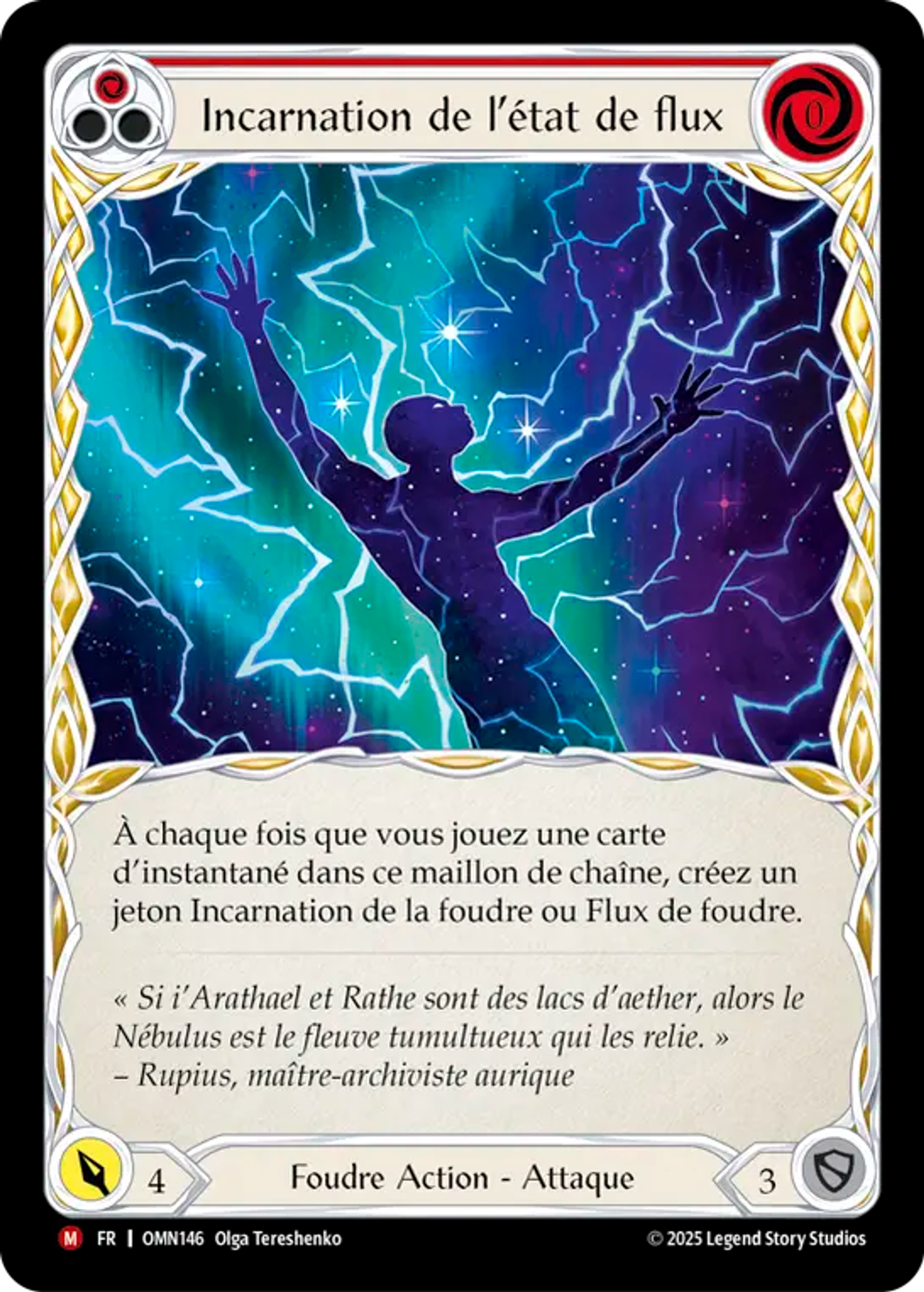 Incarnation de l’état de flux — Omens of the Third Age — Flesh and Blood