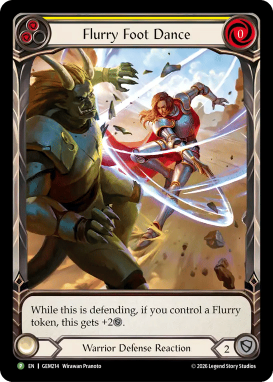 Flurry Foot Dance — GEM - Pack 6 — Flesh and Blood