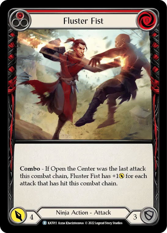 Fluster Fist (Red) — Katsu - Blitz Deck — Flesh and Blood