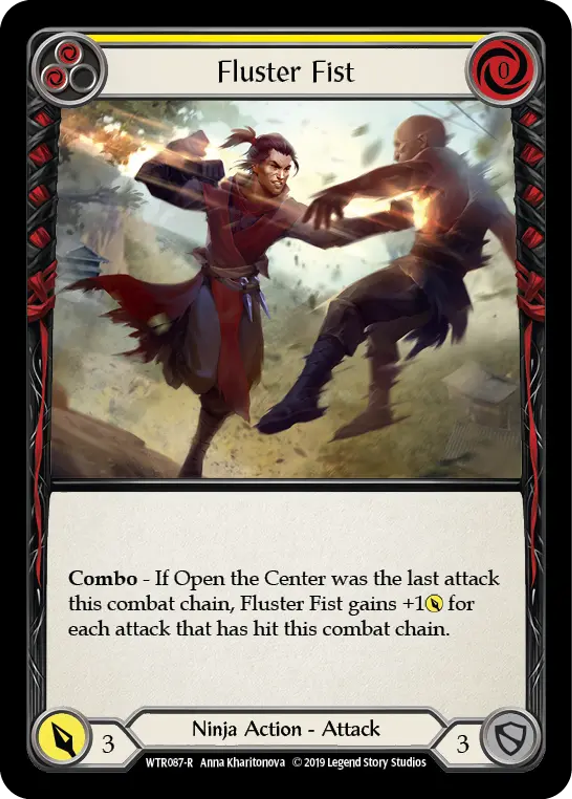 Fluster Fist (Yellow) — Welcome to Rathe — Flesh and Blood